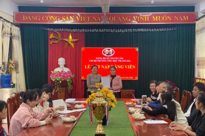 LỄ KẾT NẠP ĐẢNG VIÊN