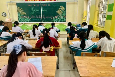 GIAO LƯU VIẾT CHỮ ĐẸP CẤP TRƯỜNG